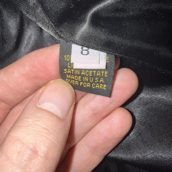 J Percy for Marvin Richards Coat Womens Cashmere Wool Black Full Sz 8 Made USA - Picture 8 of 10